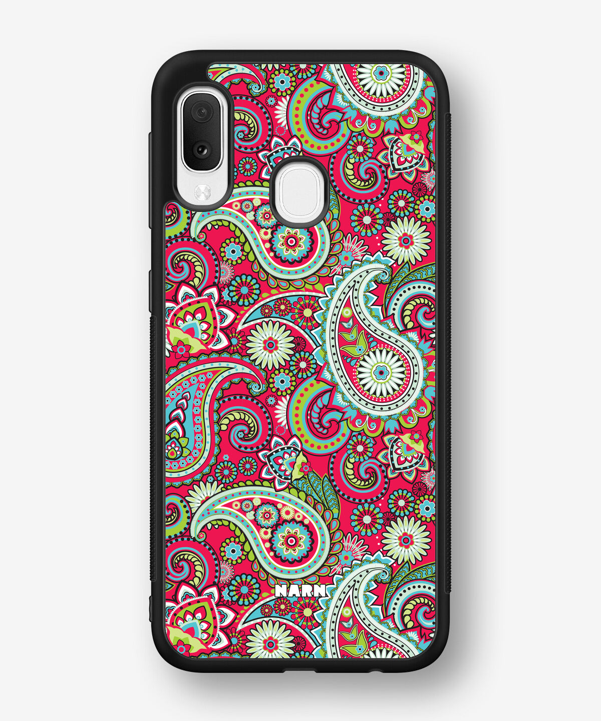 Samsung Galaxy A20e Hard Case – Paisley Paradise - View 1