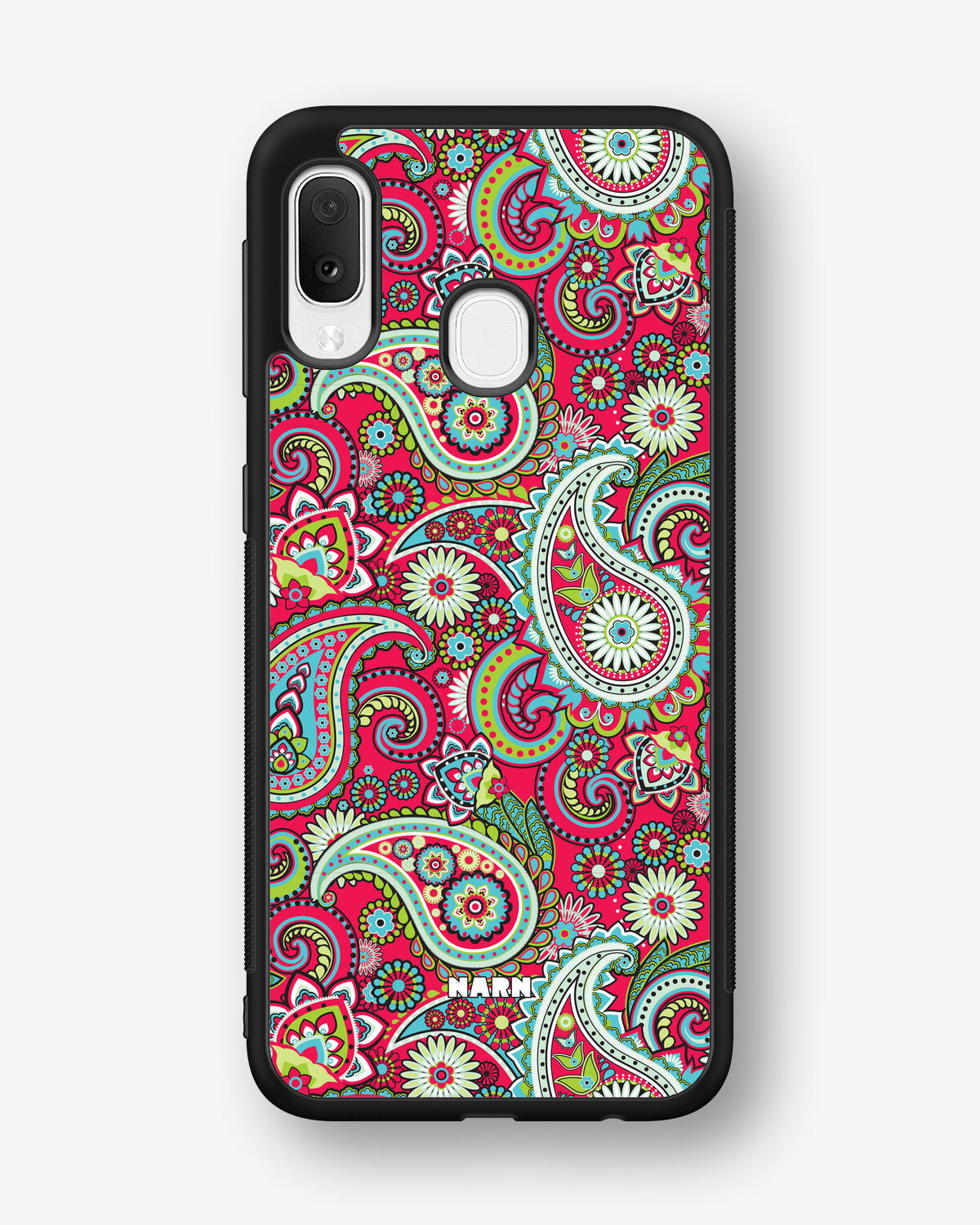 Samsung Galaxy A20e Hard Case – Paisley Paradise - View 1