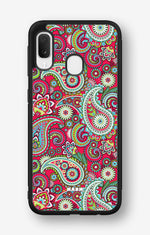 Samsung Galaxy A20e Hard Case – Paisley Paradise - View 1