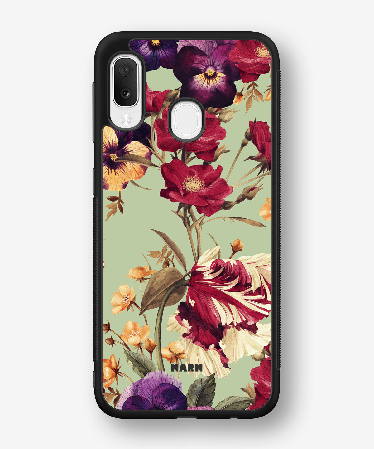 Samsung Galaxy A20e Hard Case – Pansy Pansy - View 1