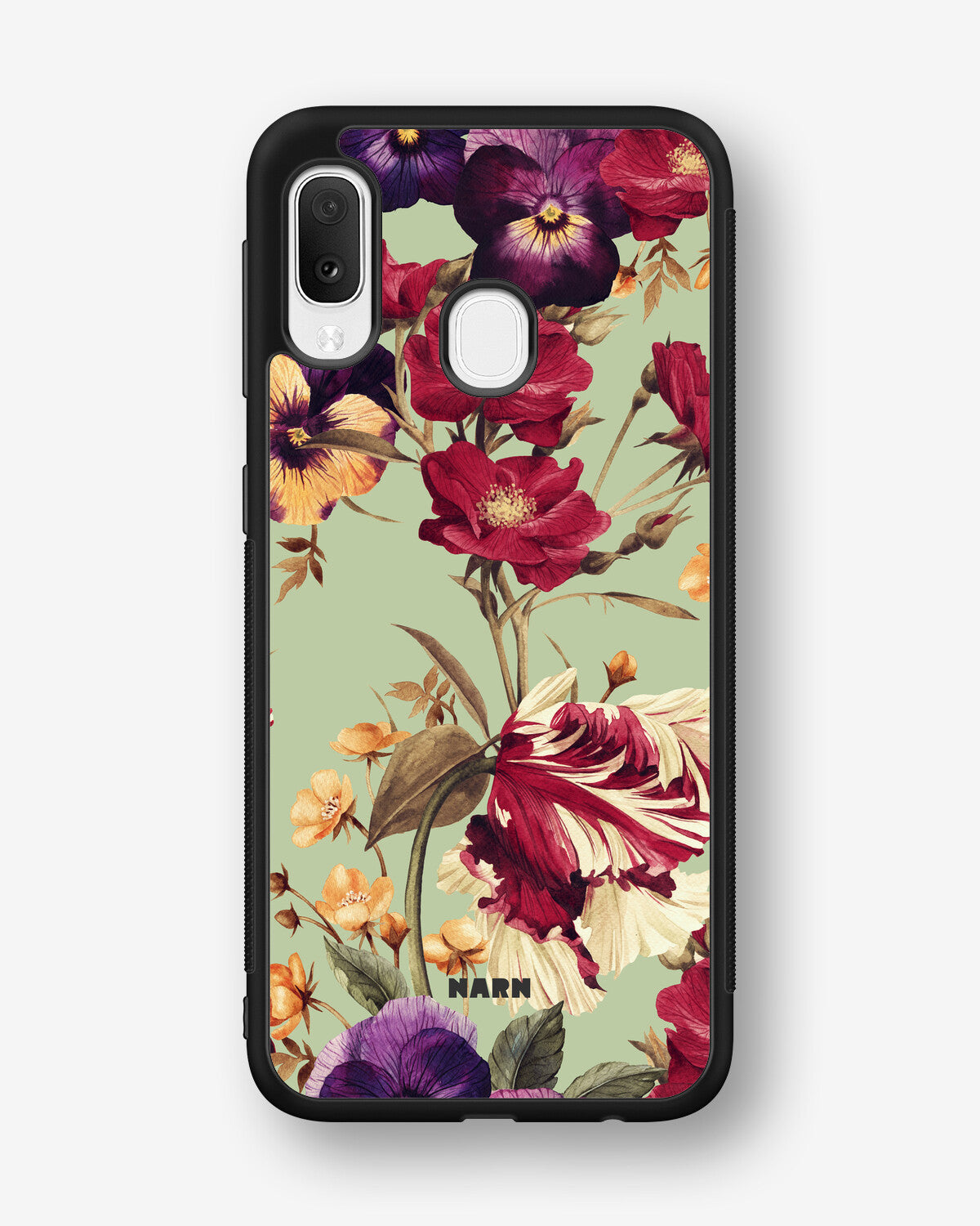 Samsung Galaxy A20e Hard Case – Pansy Pansy - View 1