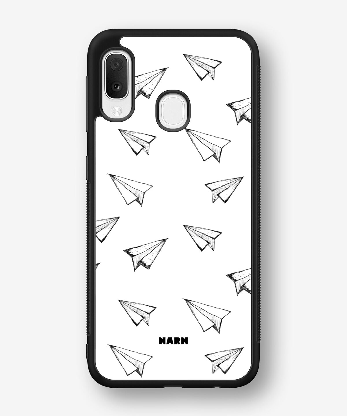 Samsung Galaxy A20e Hard Case – Paper Planes - View 1