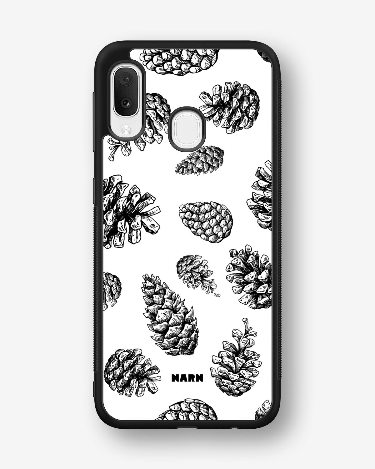 Samsung Galaxy A20e Hard Case – Pine Cones - View 1