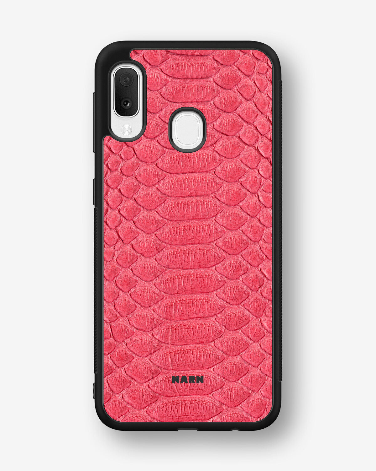 Samsung Galaxy A20e Hard Case – Pink Snake - View 1