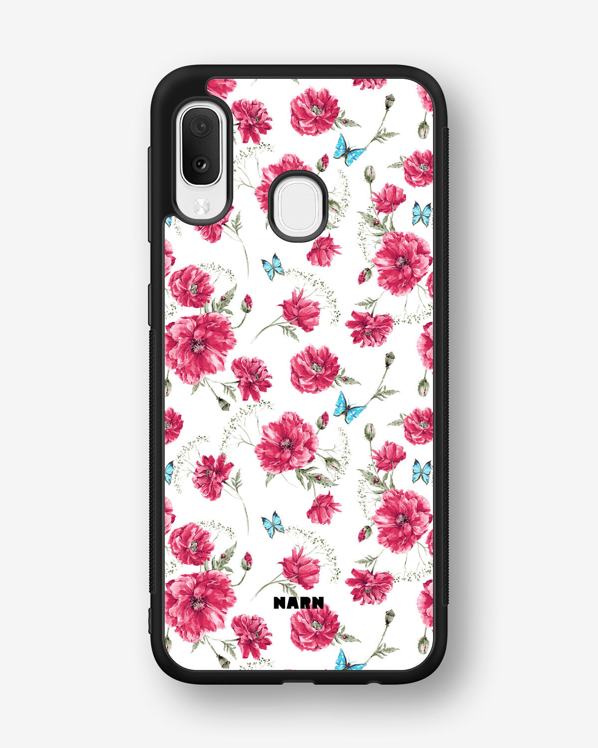 Samsung Galaxy A20e Hard Case – Poppies in Bloom - View 1