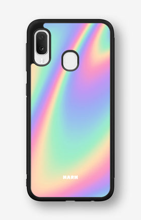 Samsung Galaxy A20e Hard Case – Rainbow Haze - View 1
