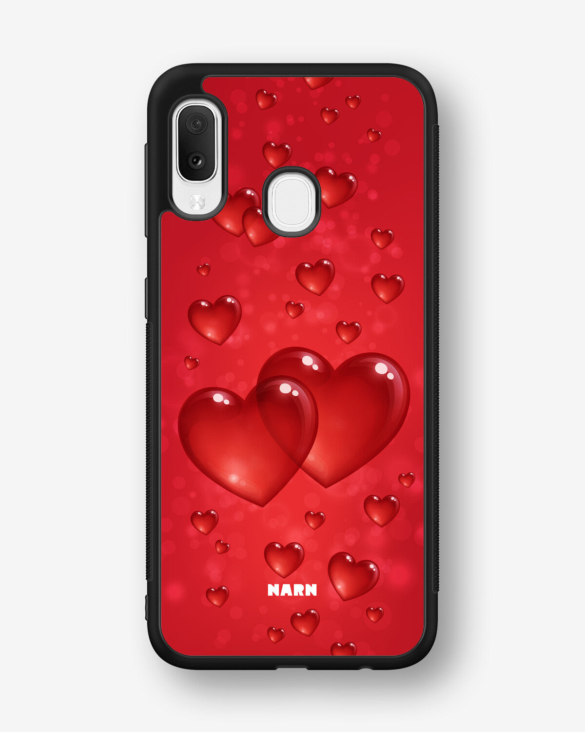 Samsung Galaxy A20e Hard Case – Red Romance - View 1
