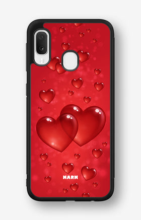Samsung Galaxy A20e Hard Case – Red Romance - View 1