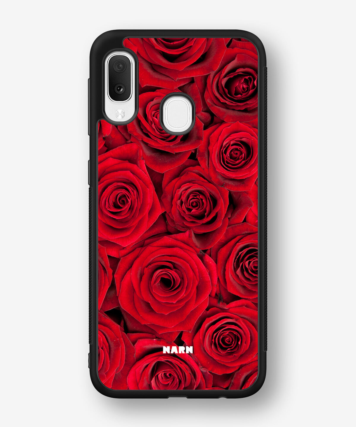 Samsung Galaxy A20e Hard Case – Red Roses - View 1