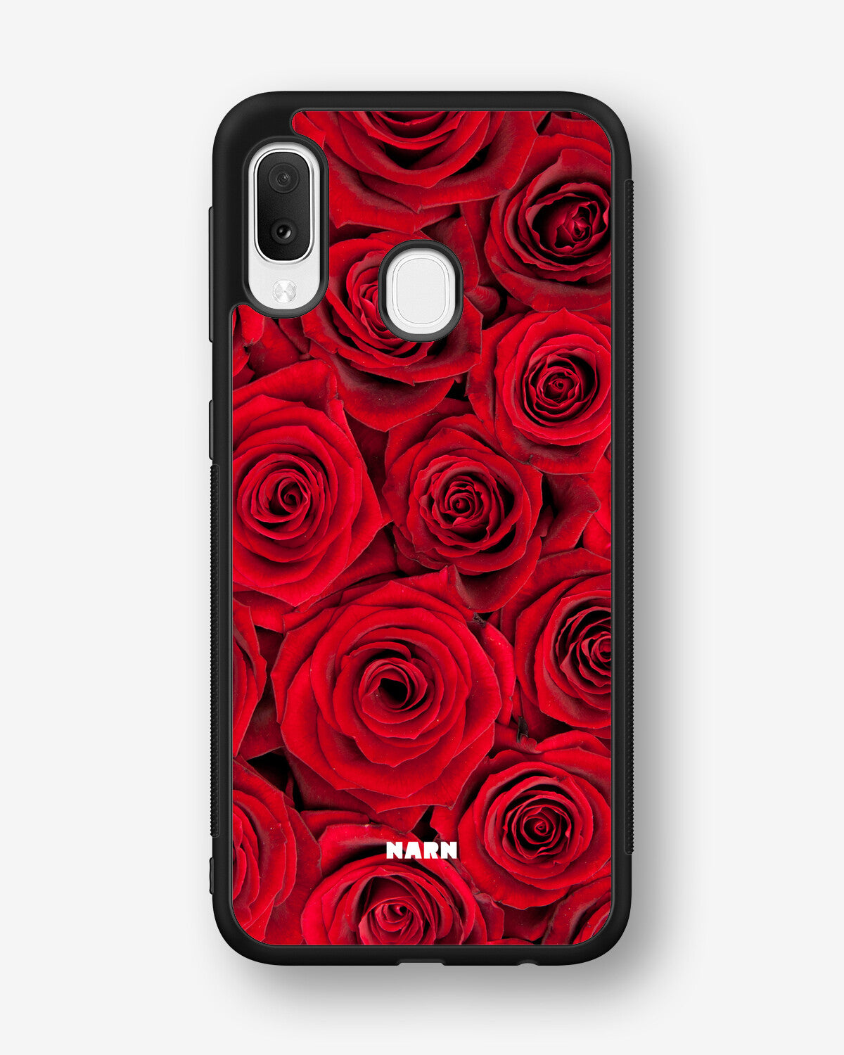 Samsung Galaxy A20e Hard Case – Red Roses - View 1