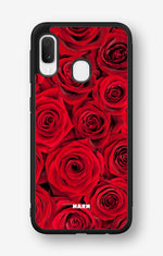 Samsung Galaxy A20e Hard Case – Red Roses - View 1