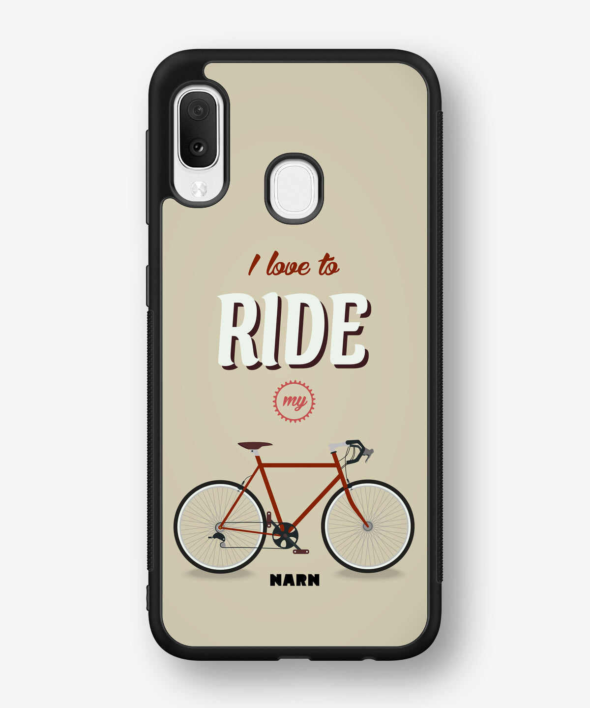 Samsung Galaxy A20e Hard Case – Ride My Bicycle - View 1