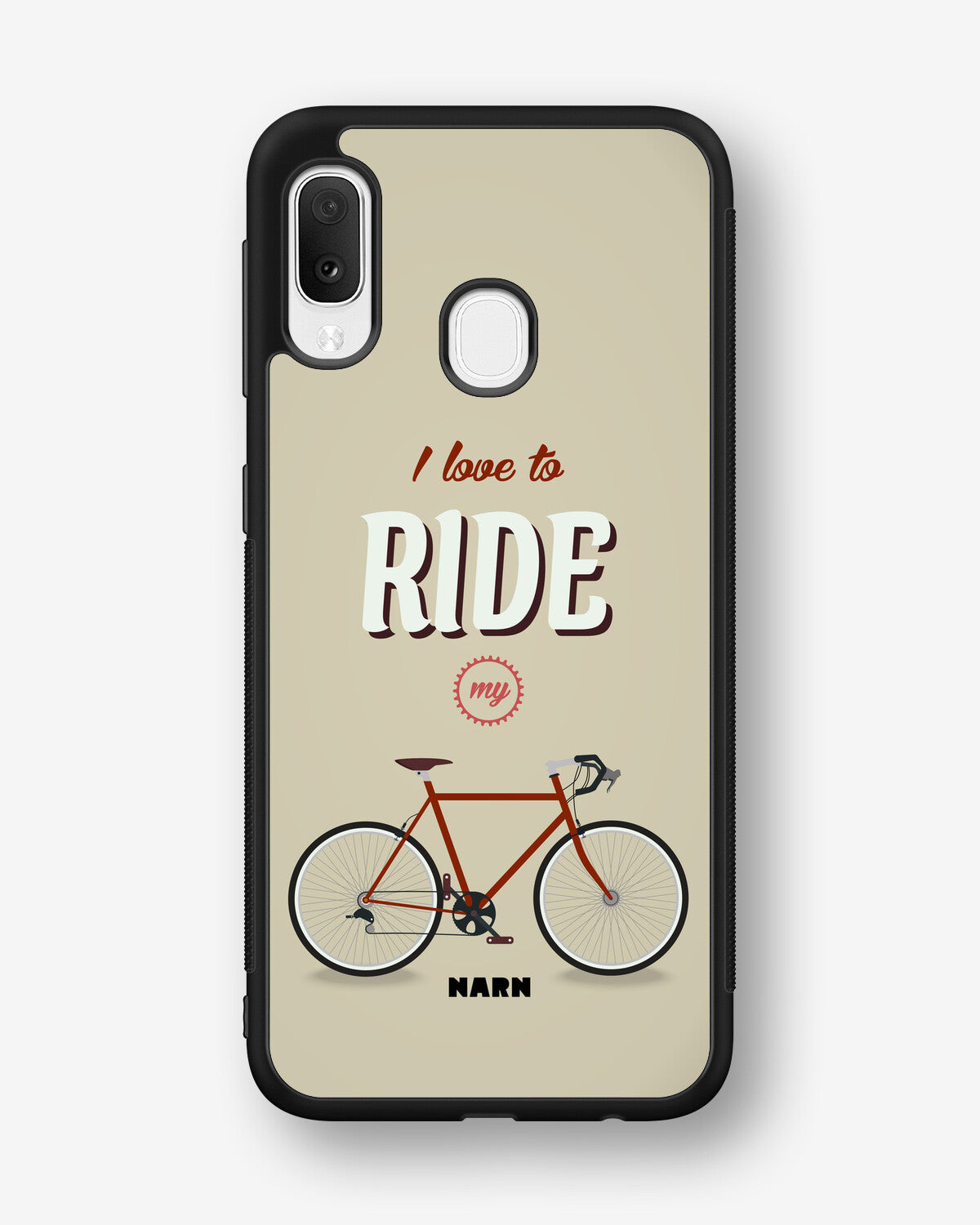 Samsung Galaxy A20e Hard Case – Ride My Bicycle - View 1