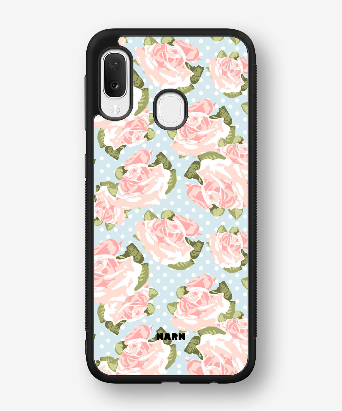 Samsung Galaxy A20e Hard Case – Rose Garden - View 1