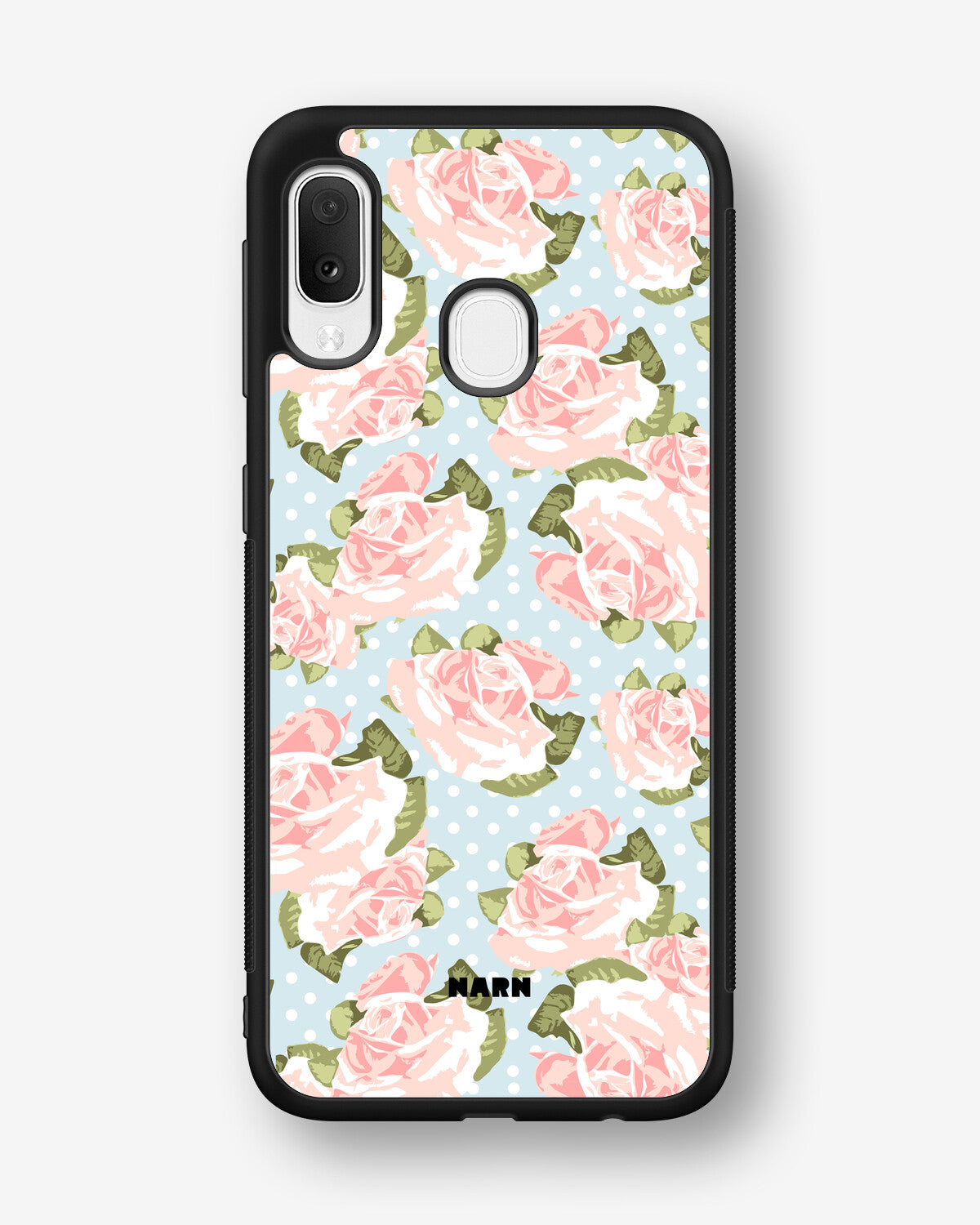 Samsung Galaxy A20e Hard Case – Rose Garden - View 1