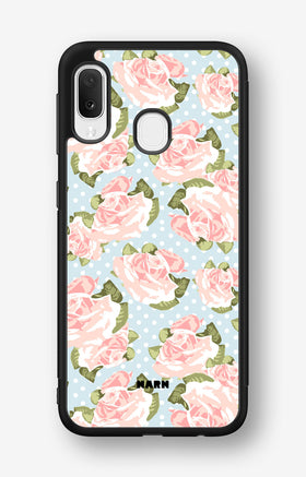 Samsung Galaxy A20e Hard Case – Rose Garden - View 1
