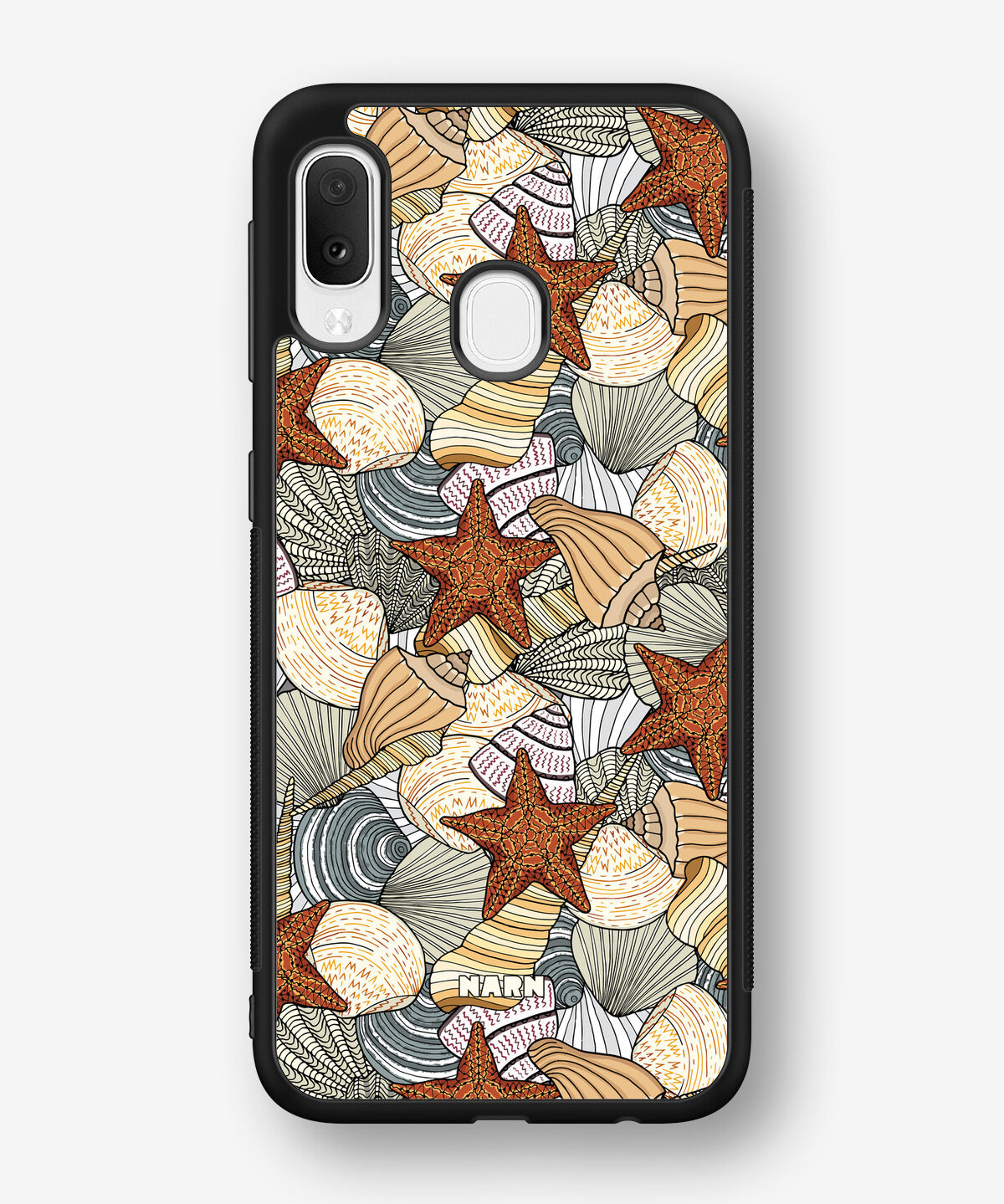 Samsung Galaxy A20e Hard Case – Sea Shells - View 1