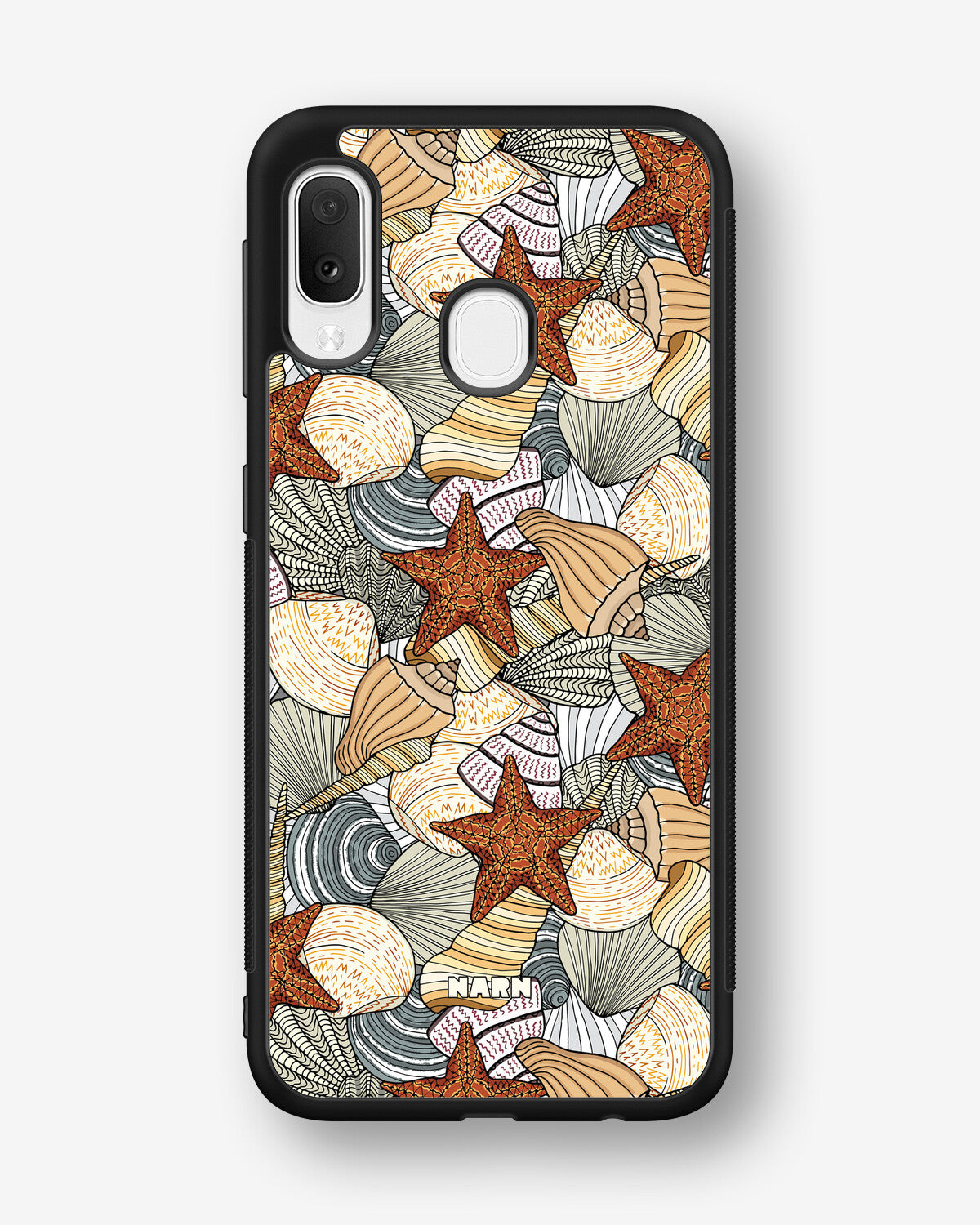 Samsung Galaxy A20e Hard Case – Sea Shells - View 1