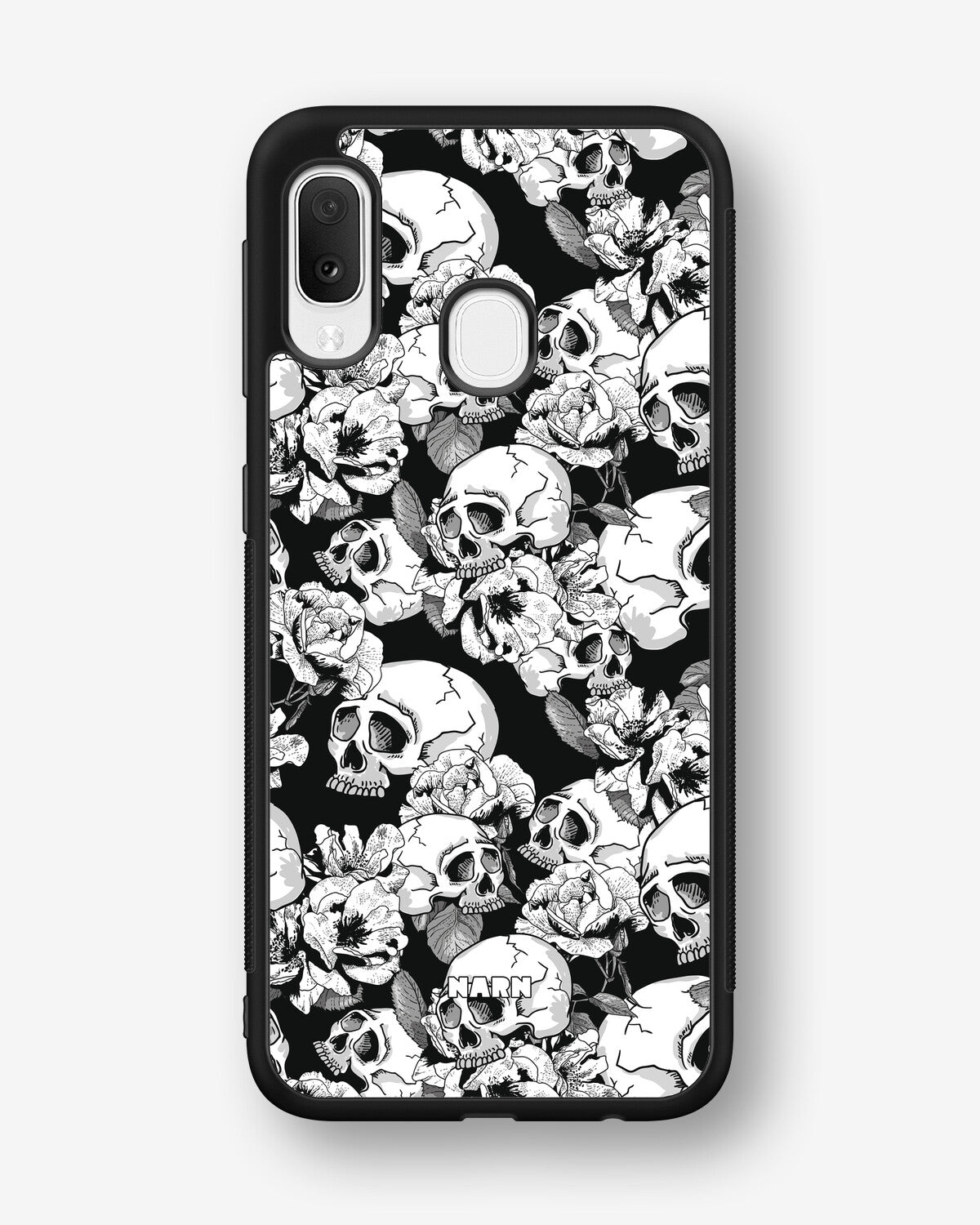 Samsung Galaxy A20e Hard Case – Skull Garden - View 1