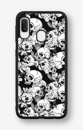 Samsung Galaxy A20e Hard Case – Skull Garden - View 1