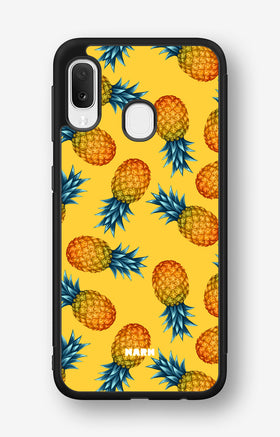 Samsung Galaxy A20e Hard Case – Sunny Pineapple - View 1