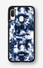 Samsung Galaxy A20e Hard Case – Tie Dye Blue - View 1