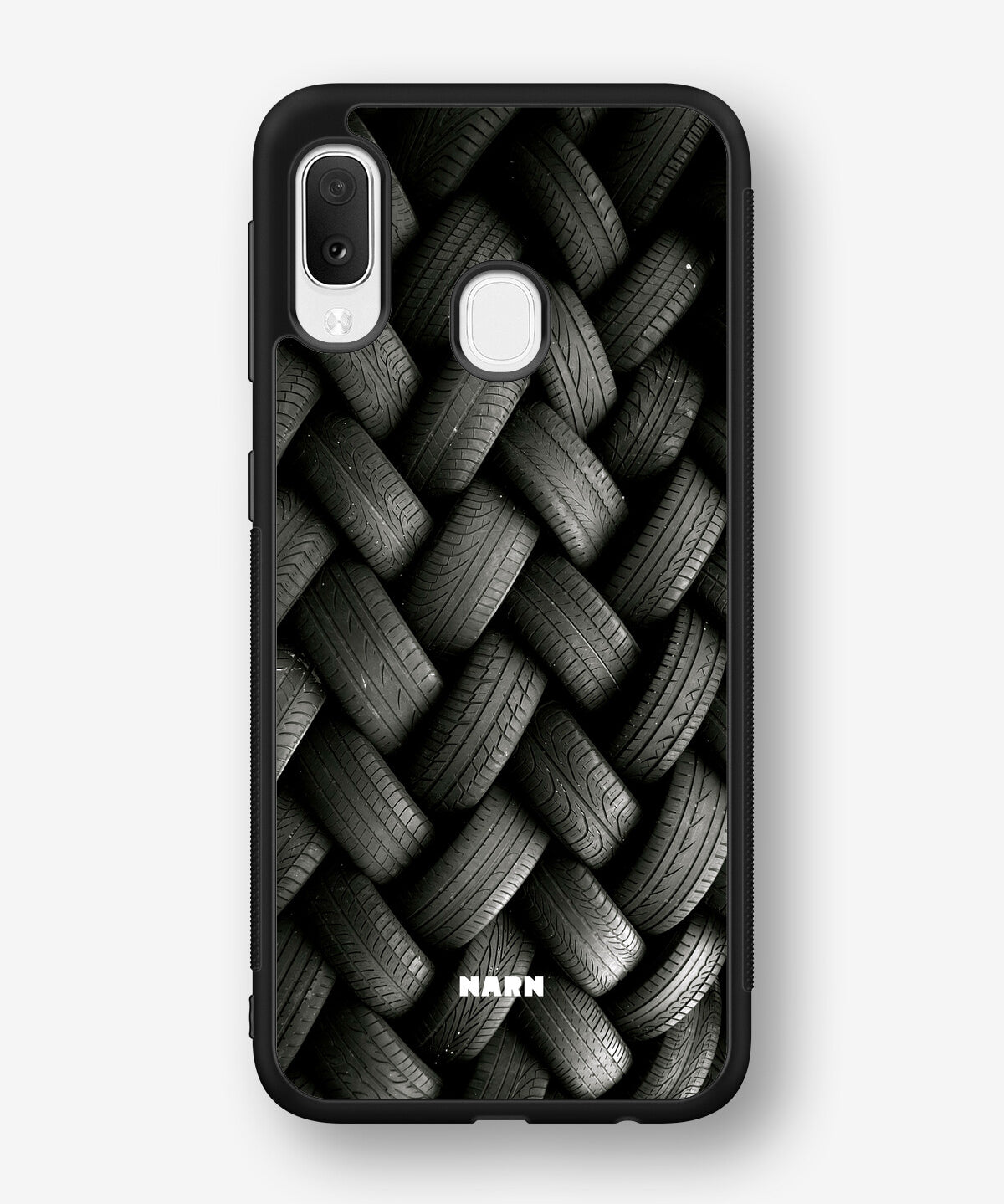 Samsung Galaxy A20e Hard Case – Tires Wall - View 1