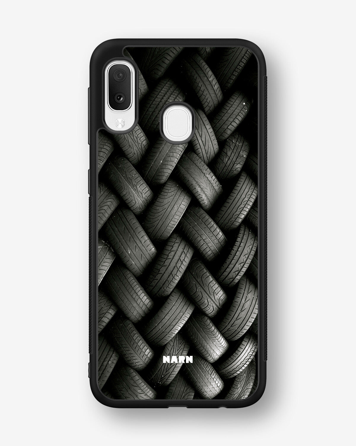 Samsung Galaxy A20e Hard Case – Tires Wall - View 1