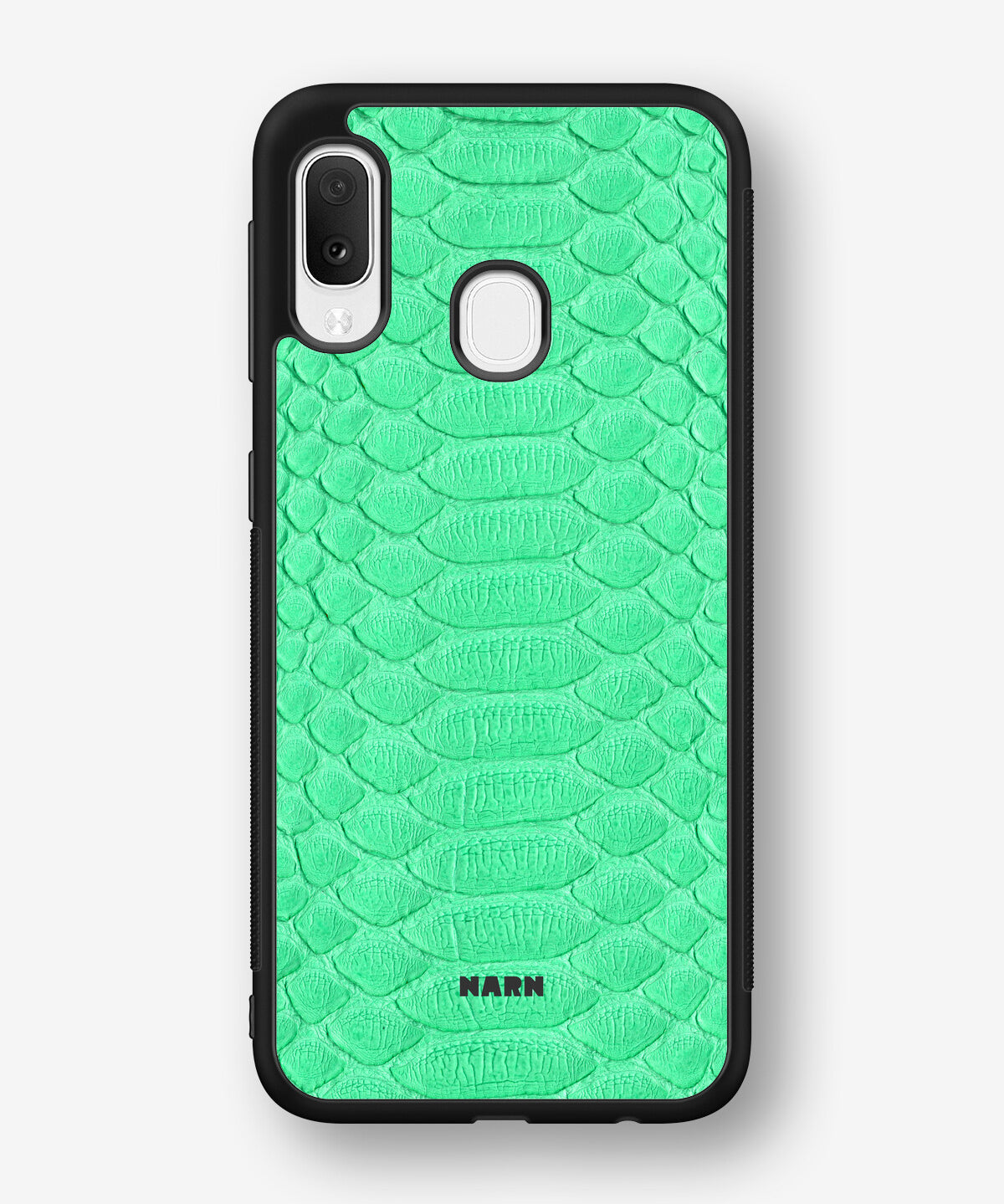 Samsung Galaxy A20e Hard Case – Turquoise Snake - View 1