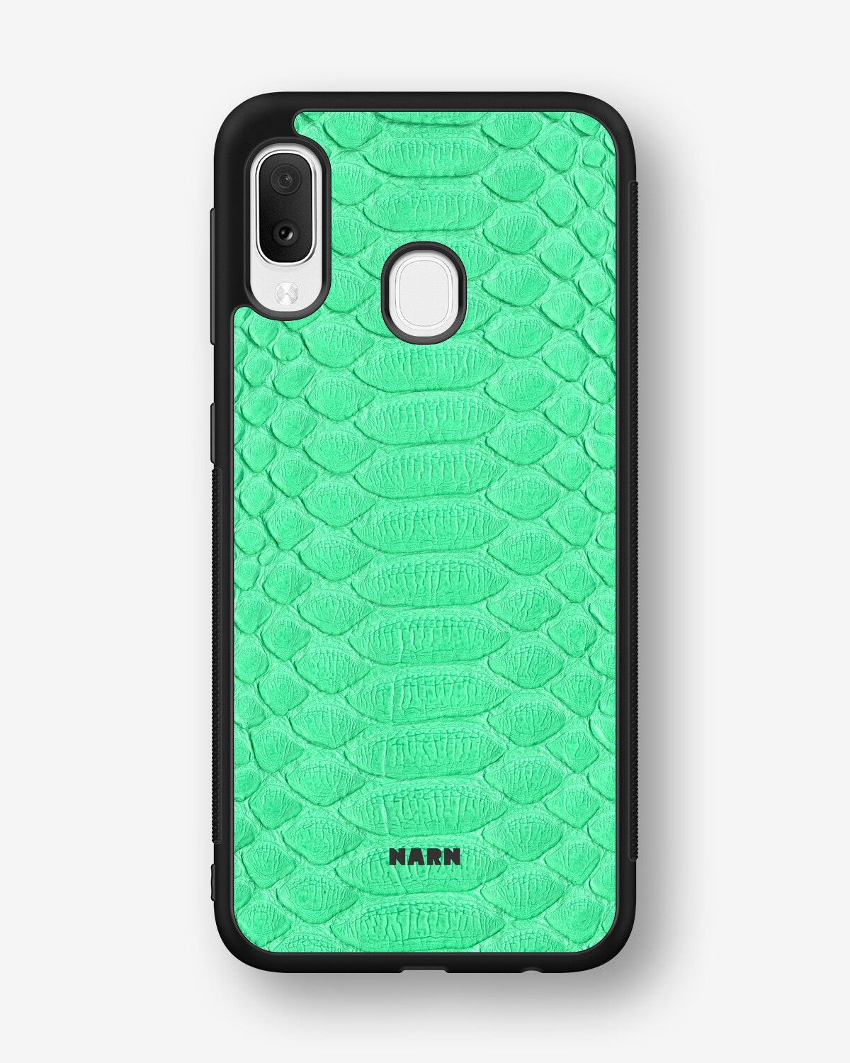 Samsung Galaxy A20e Hard Case – Turquoise Snake - View 1