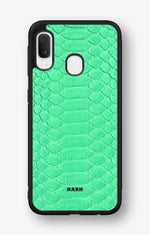Samsung Galaxy A20e Hard Case – Turquoise Snake - View 1