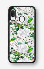 Samsung Galaxy A20e Hard Case – White Bloom - View 1
