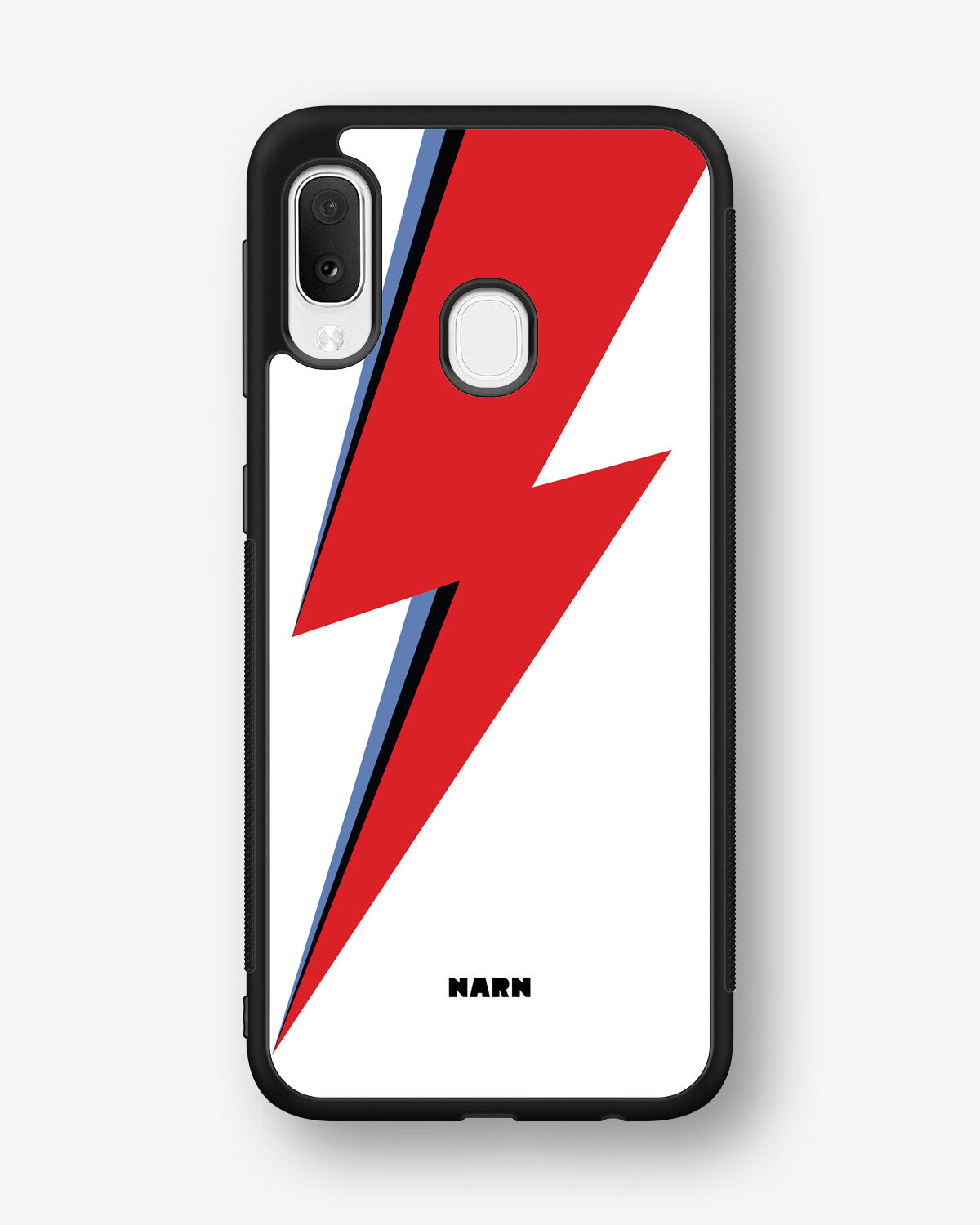 Samsung Galaxy A20e Hard Case – White Bowie  - View 1