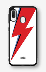 Samsung Galaxy A20e Hard Case – White Bowie  - View 1