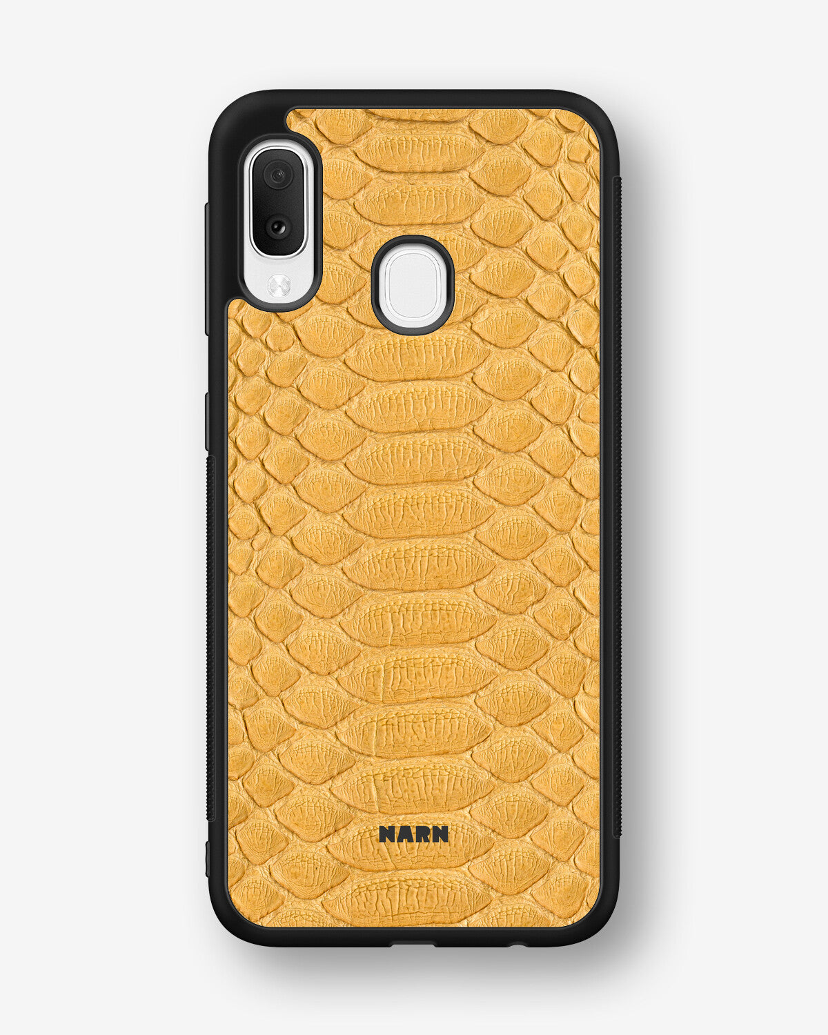 Samsung Galaxy A20e Hard Case – Yellow Snake - View 1