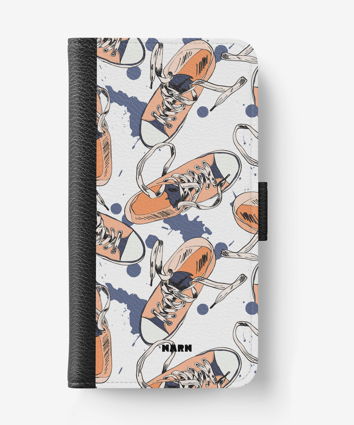 Samsung Galaxy A20e Wallet Case - Apricot Sneakers - View 1