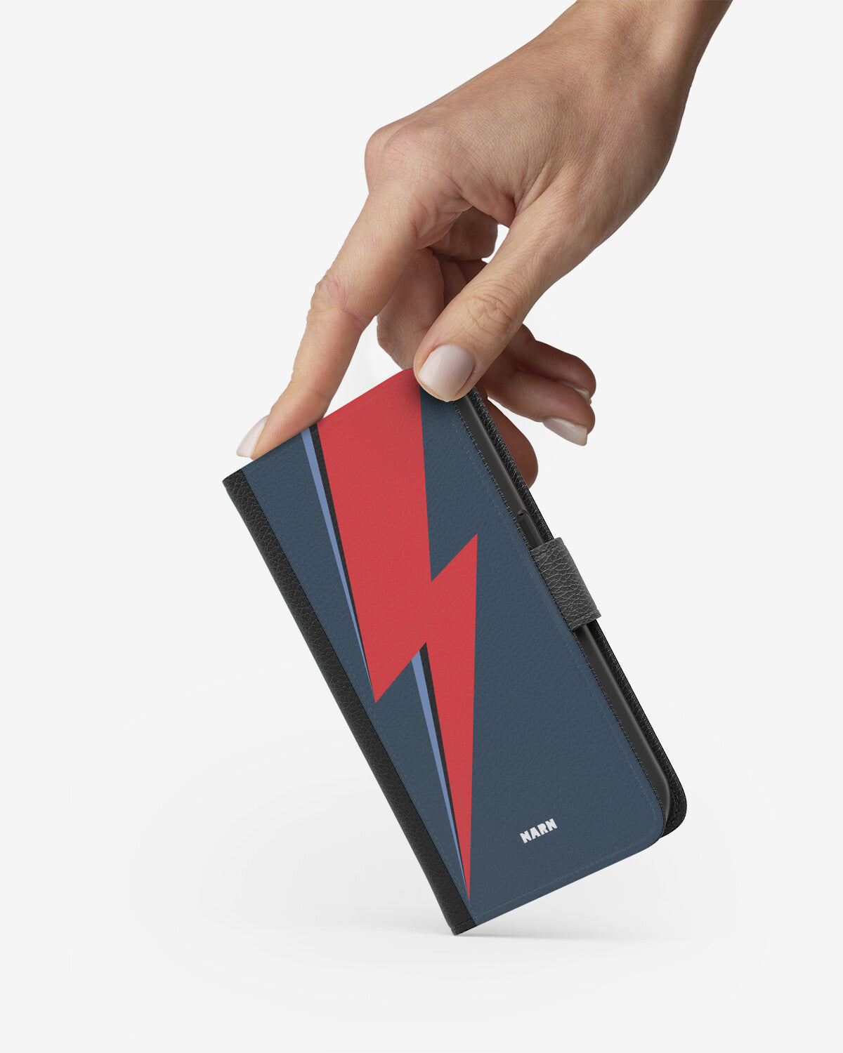 Samsung Galaxy A20e Wallet Case - Blue Bowie - View 2