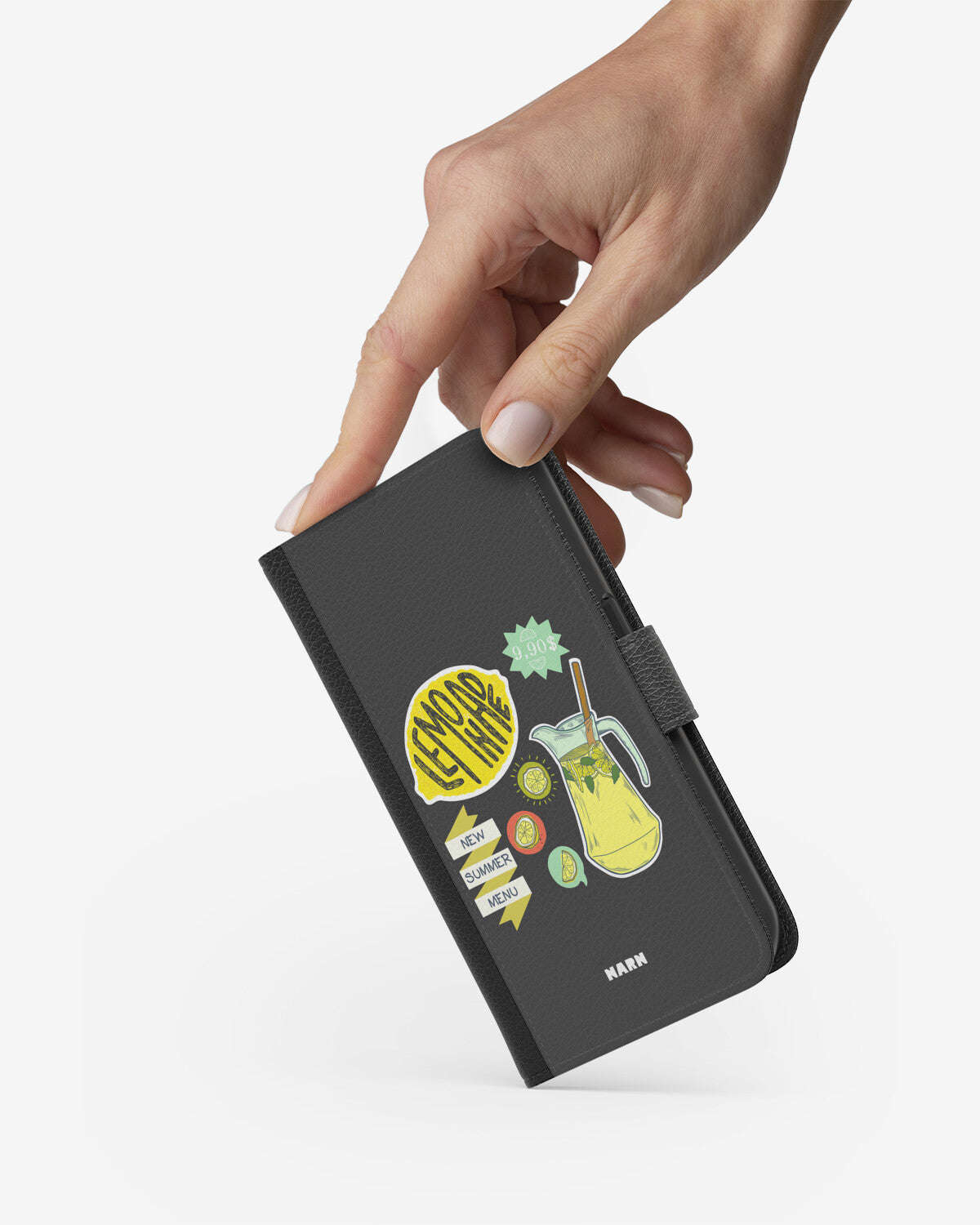 Samsung Galaxy A20e Wallet Case - Lemon Summer - View 2