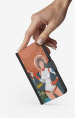 Samsung Galaxy A20e Wallet Case - We Fly To Mars - View 2