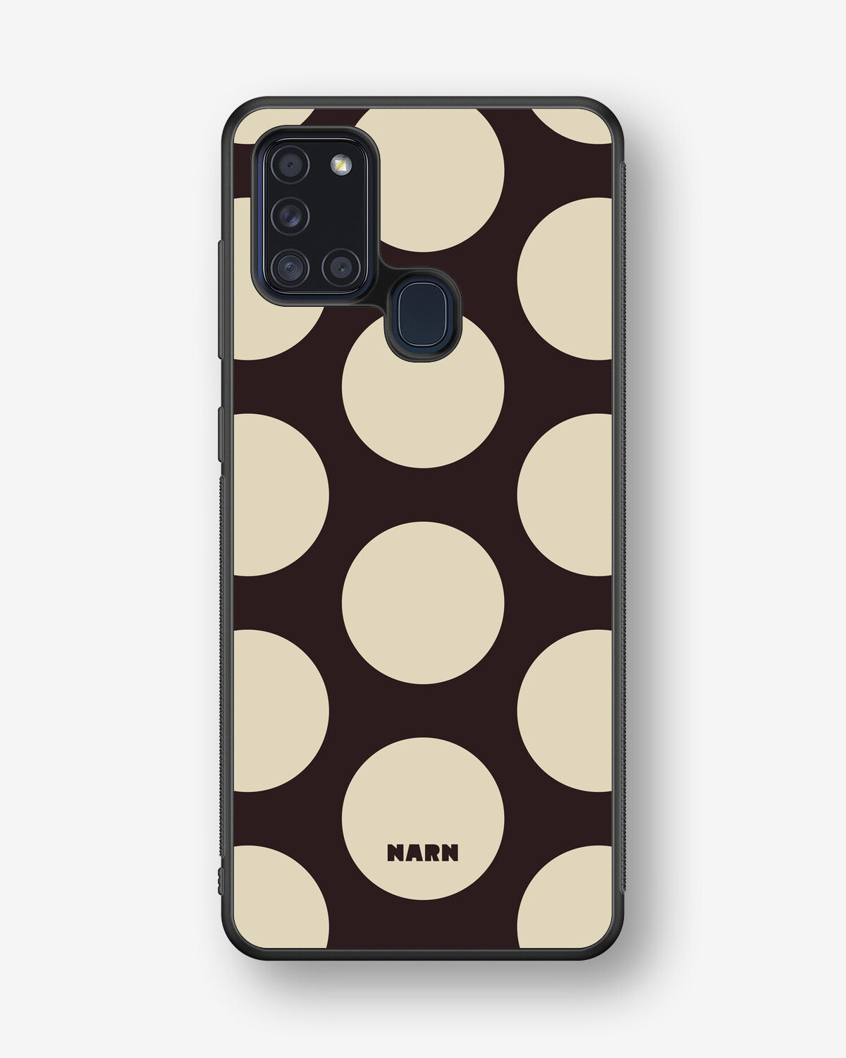Samsung Galaxy A21s Hard Case – Bold Dots - View 1