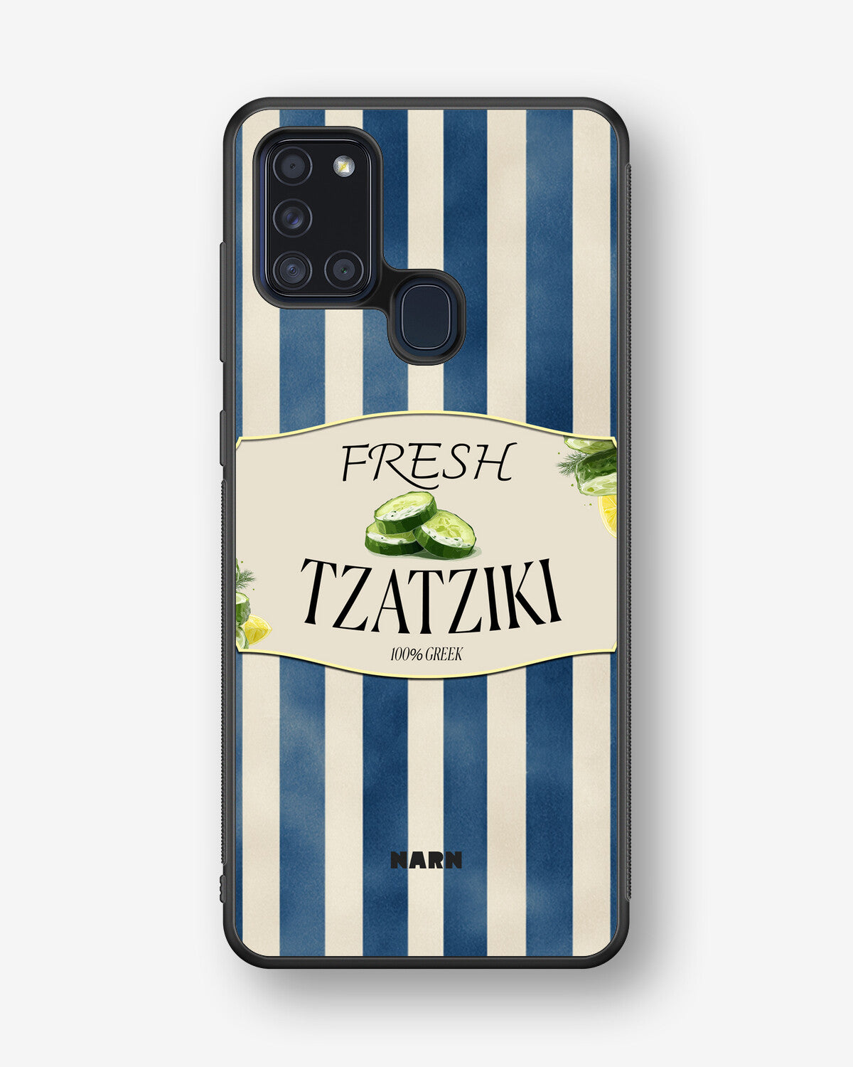 Samsung Galaxy A21s Hard Case – Greek Blues - View 1
