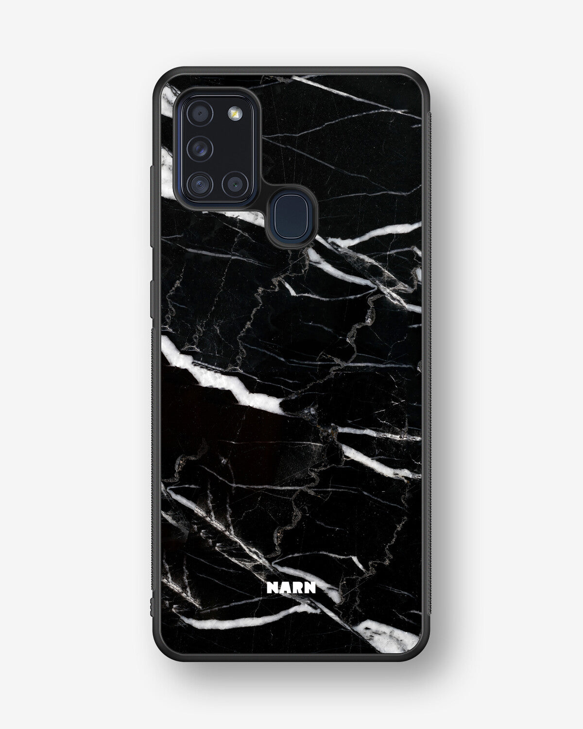 Samsung Galaxy A21s Hard Case – Black Marble - View 1