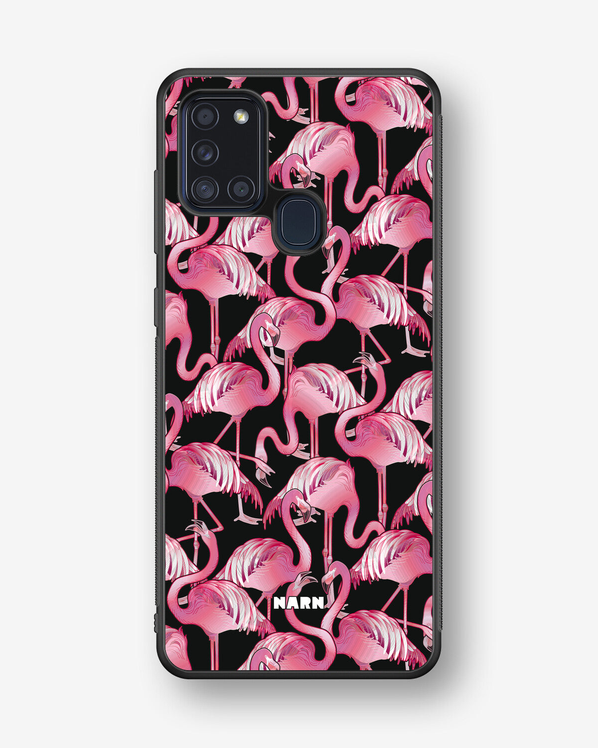Samsung Galaxy A21s Hard Case – Flamingos - View 1