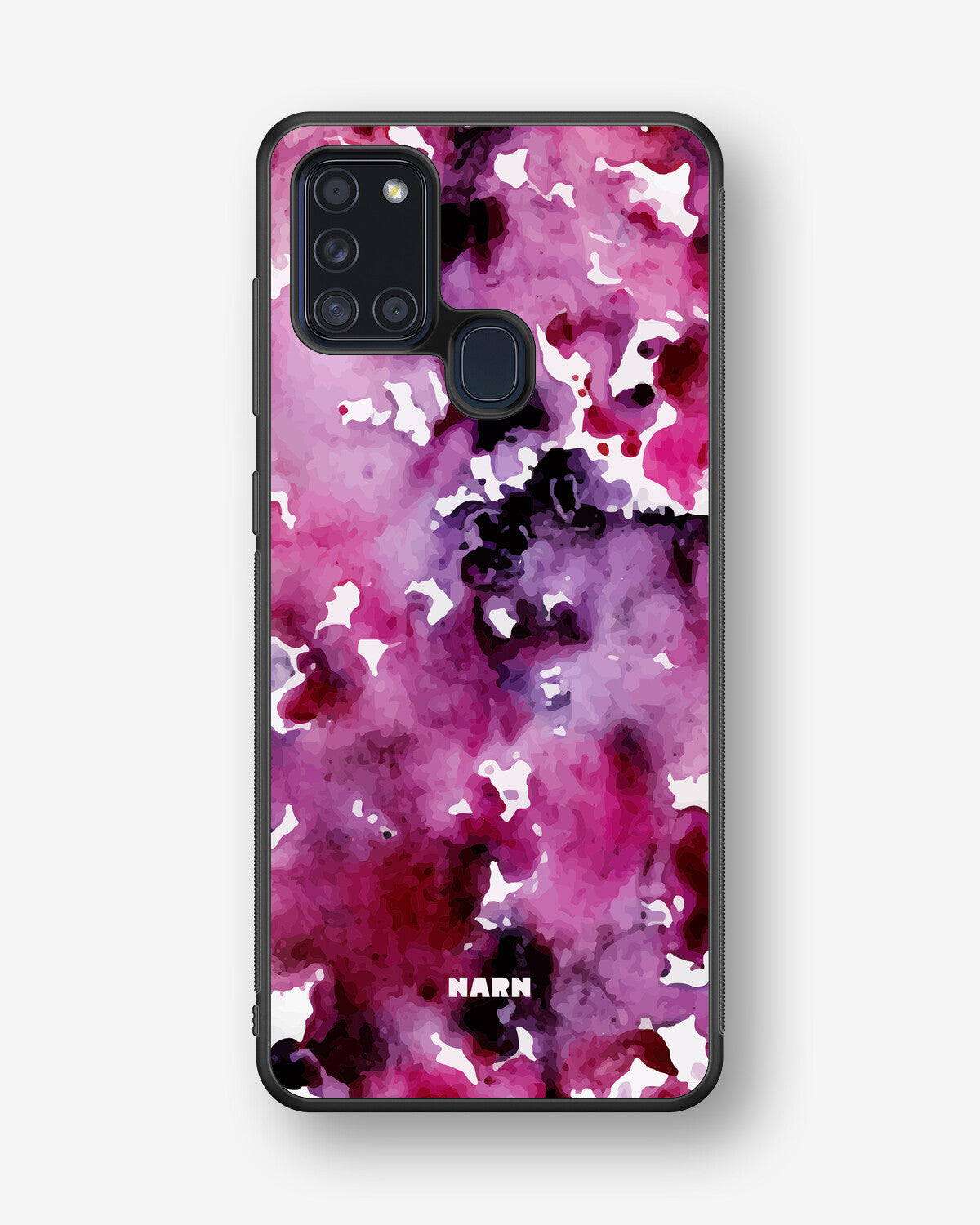 Samsung Galaxy A21s Hard Case – Floral Splash - View 1