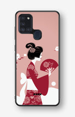 Samsung Galaxy A21s Hard Case – Geisha - View 1