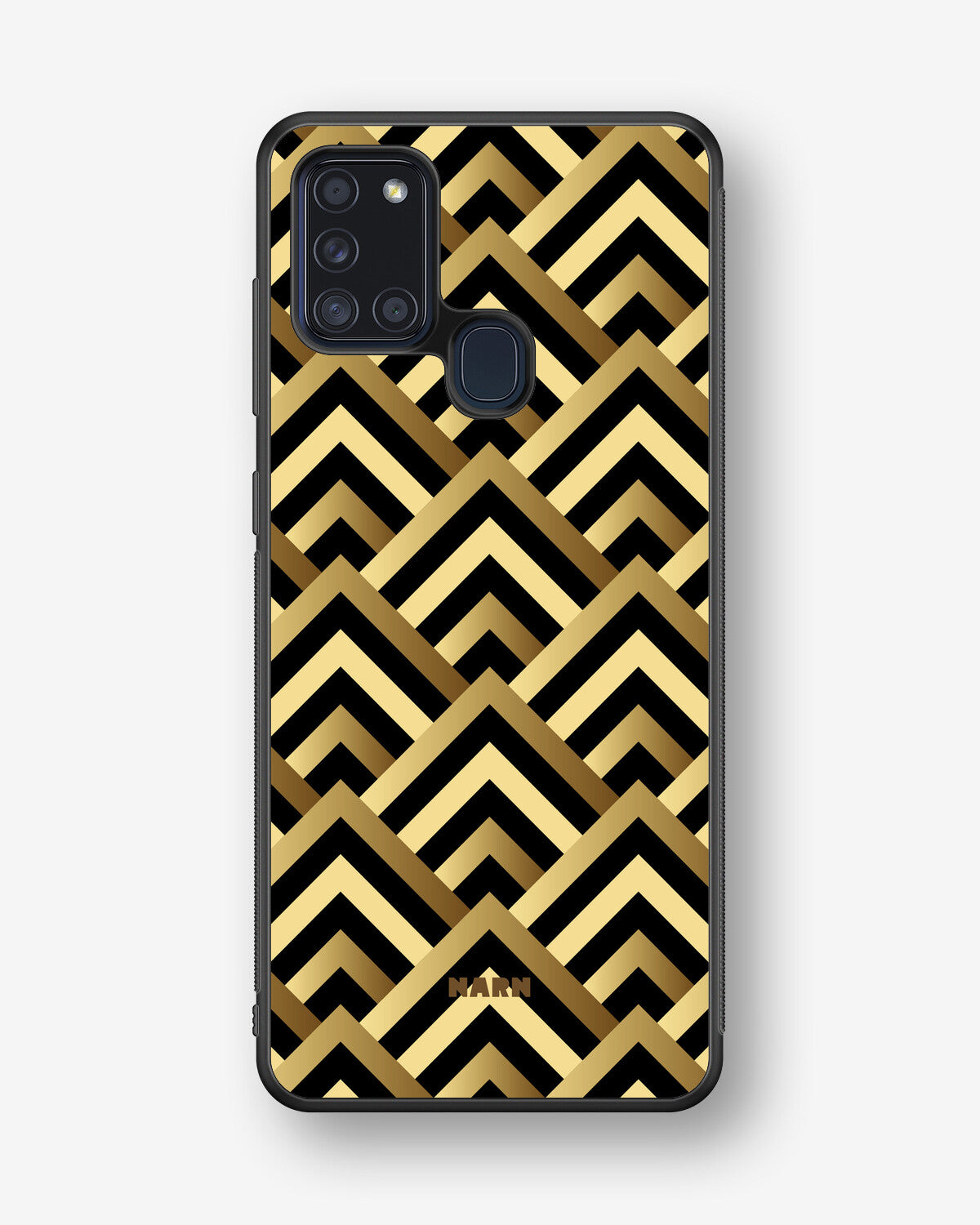 Samsung Galaxy A21s Hard Case – Goldline - View 1