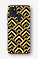 Samsung Galaxy A21s Hard Case – Goldline - View 1