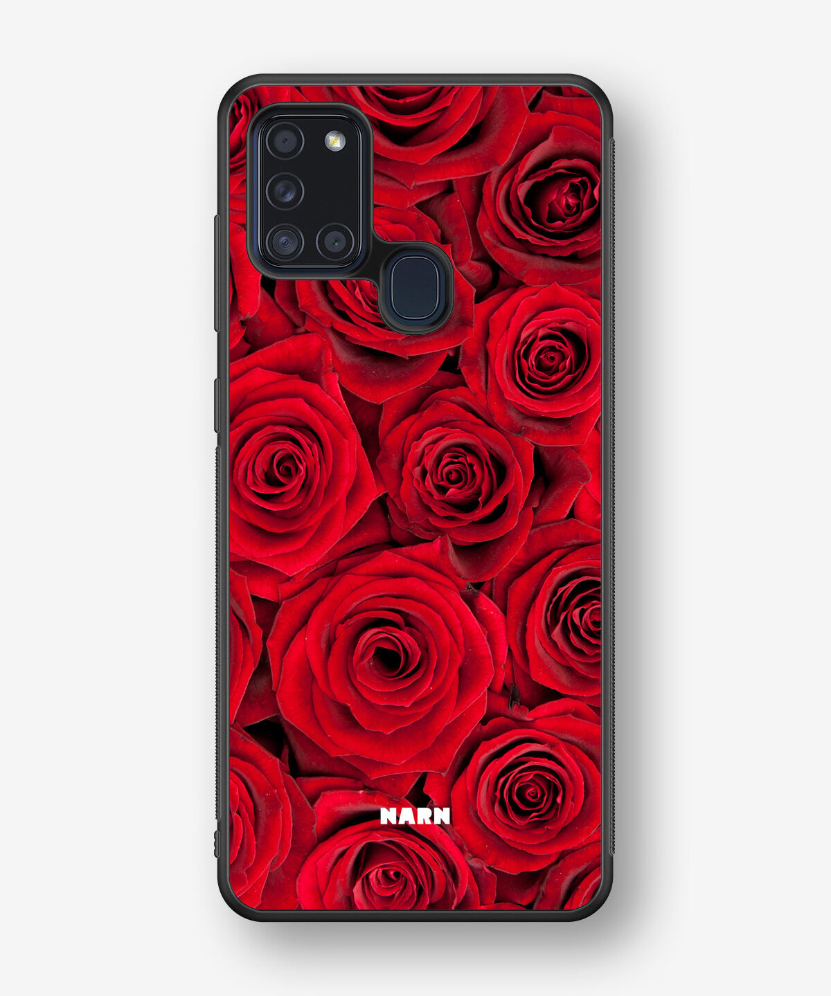 Samsung Galaxy A21s Hard Case – Red Roses - View 1