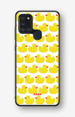 Samsung Galaxy A21s Hard Case – Rubber Ducks - View 1