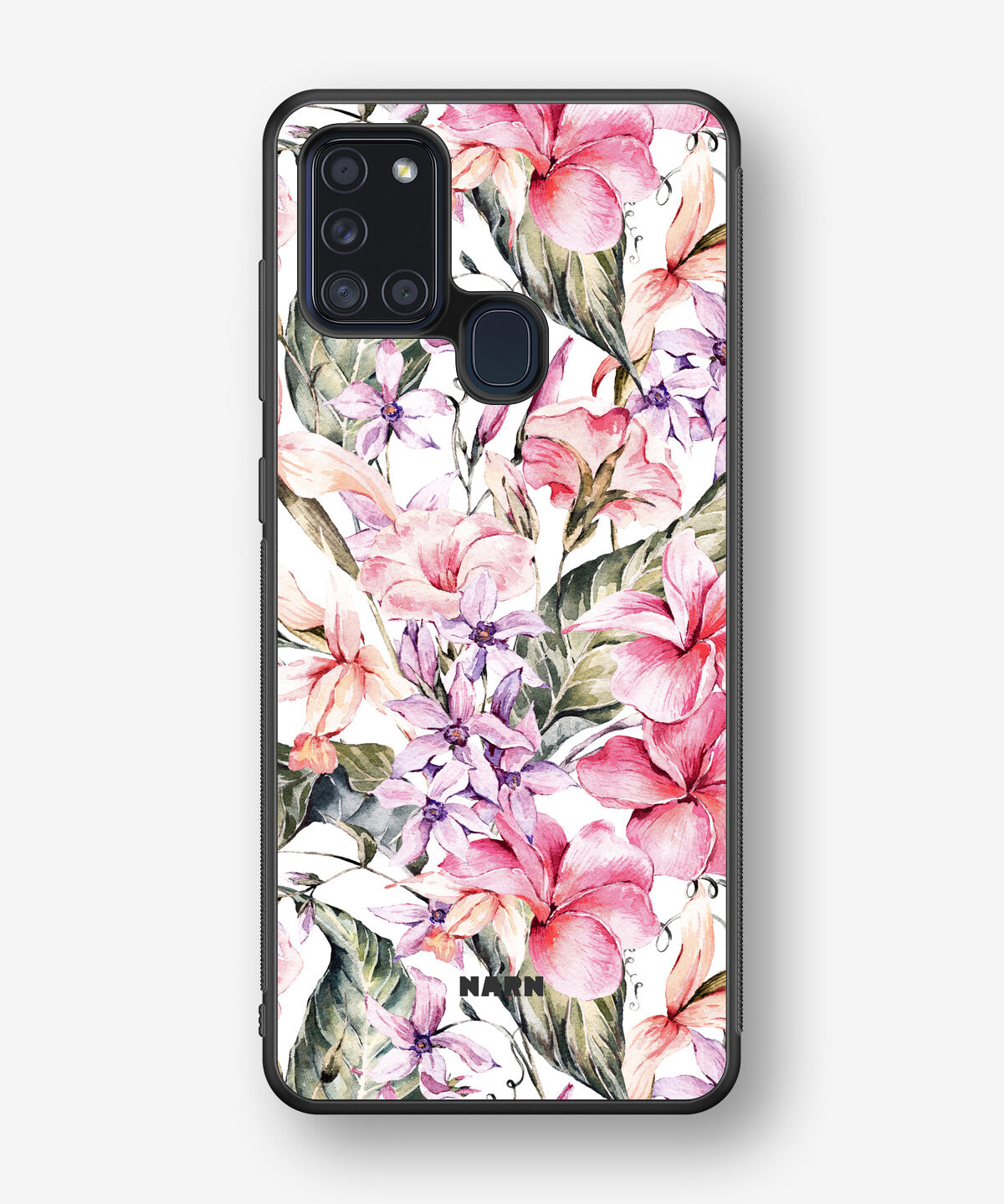 Samsung Galaxy A21s Hard Case – Watercolor Flowers - View 1